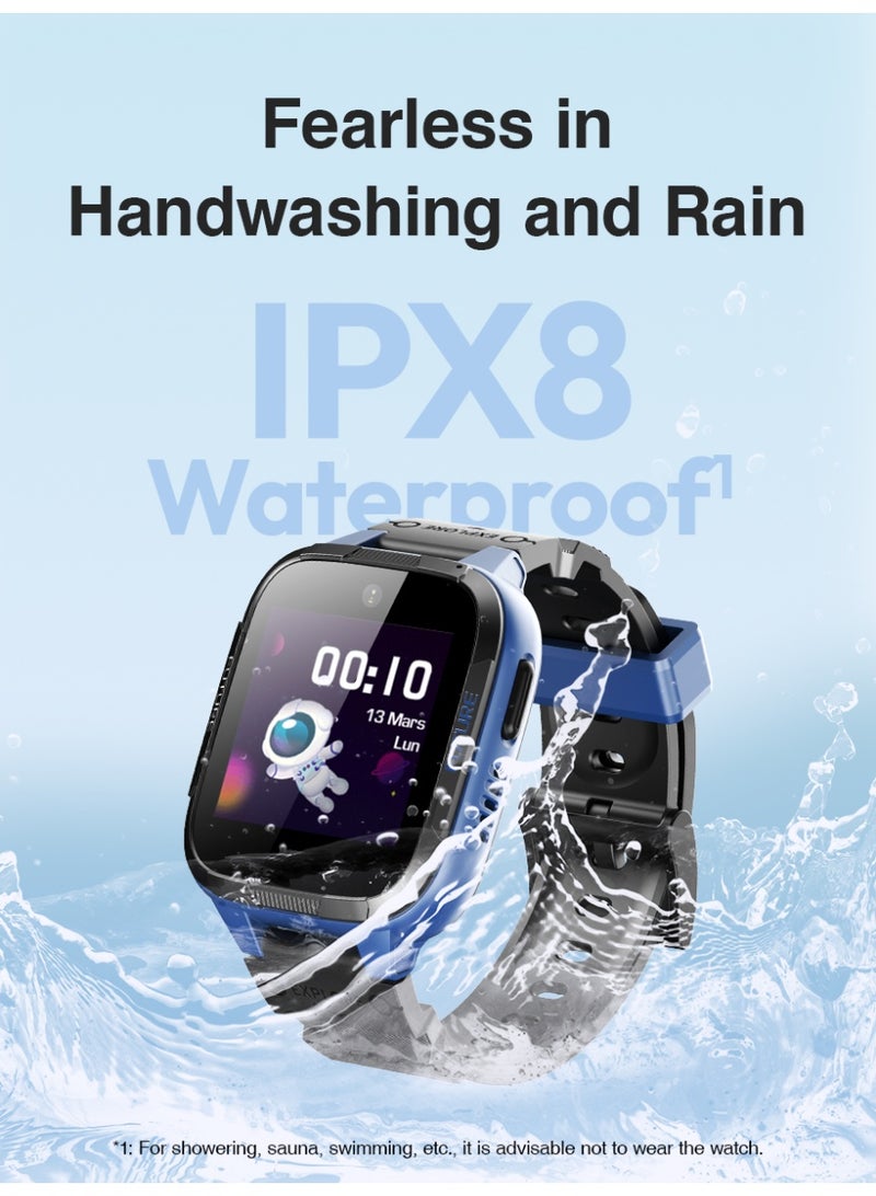 Botslab Kids Smart Watch E3 – Kids Smartwatch with Video Call, WiFi Connectivity, Camera, Water Resistant Design, Parental Safety Features (Blue) - Image 5